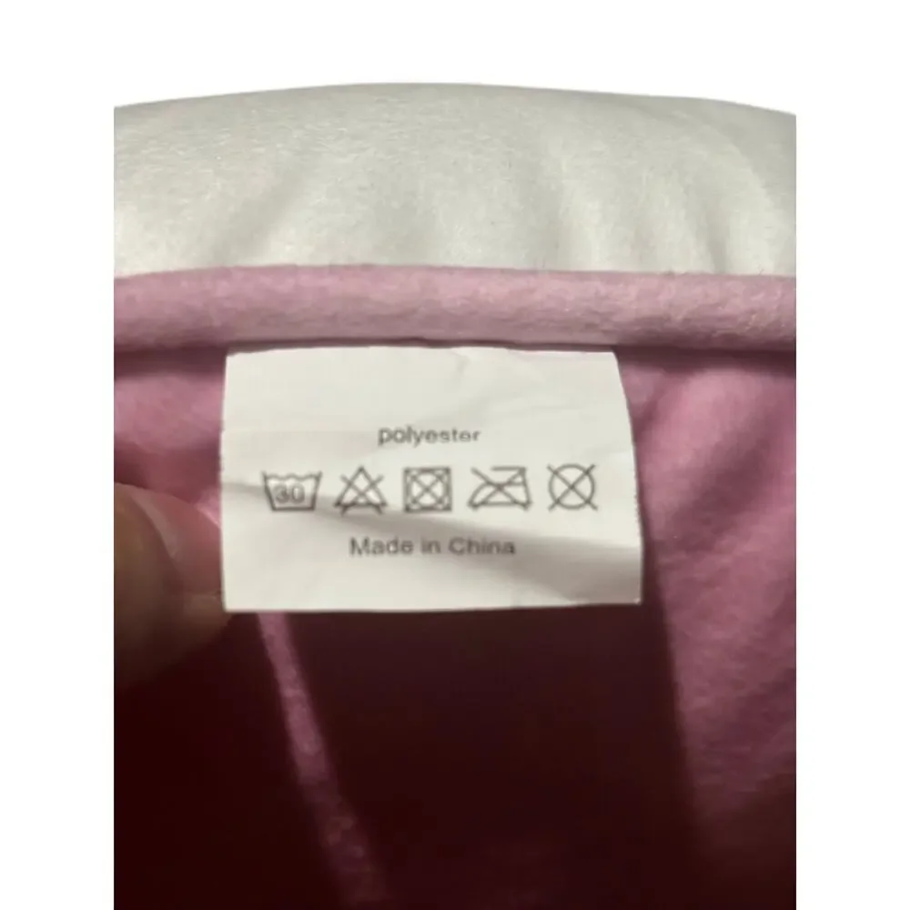 Round decorative pink Taylor swift inspired vibe polyester outer and fill euc